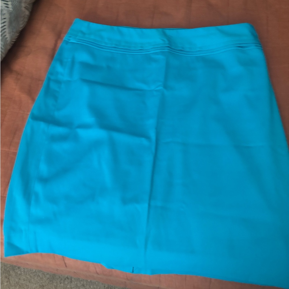 Bright Turquoise Women's Pencil Skirt